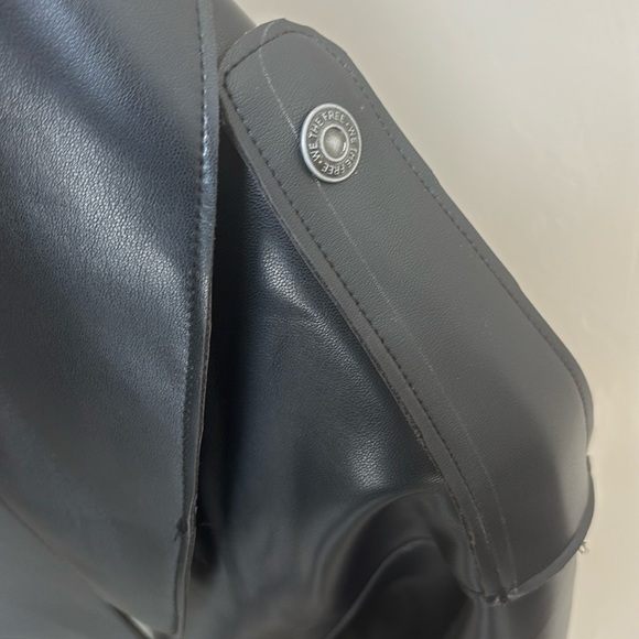 Free People We the Free Alexis Vegan Leather Jacket NWT - Picture 16 of 16